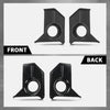 G-PLUS Speaker Kick Panels Pair Black Compatible with Ford Mustang 1967-1968