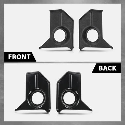 G-PLUS Speaker Kick Panels Pair Black Compatible with Ford Mustang 1967-1968