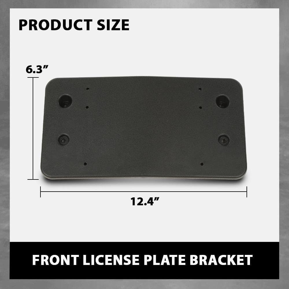G-PLUS Front License Plate Brackets Compatible with Benz GL320 2007-2009/Fit Benz GL350 2010-2012/Fit Benz GL450 2007-2012/Fit Benz GL550 2008-2012 1648850381 MB1068123 1648850381 MB1068123