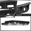 G-PLUS Front Bumper Retainer Set Compatible with Ford Explorer/Police Interceptor Utility Base 2016-2019 FB5Z17E814A, FB5Z17E814B, FO1043146, FO1042146 Black
