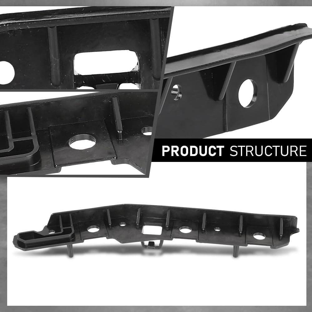 G-PLUS Front Bumper Retainer Set Compatible with Ford Explorer/Police Interceptor Utility Base 2016-2019 FB5Z17E814A, FB5Z17E814B, FO1043146, FO1042146 Black