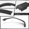 G-PLUS Front Right Fender Flare Compatible with Jeep Cherokee 80th Anniversary 2021 Fit Jeep Cherokee Altitude 2019-2023 Fit Jeep Cherokee Latitude Lux 2021-2022 Wheel Opening Molding Arch Trim Black