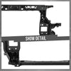 G-PLUS Radiator Support Core Compatible with Hyundai Santa Fe Hybrid Preferred 2021-2022 64101S1500, HY1225229 Black