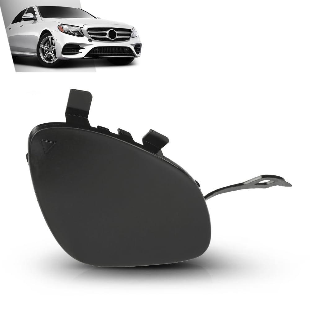G-PLUS Bumper Tow Hook Cover Towing Eye Cap Front Right Compatible with Benz E 300 E 350 E 400 E 450 4Matic, Base 2.0L L4 3.0L V6 - Gas 2017-2020 A2138850222