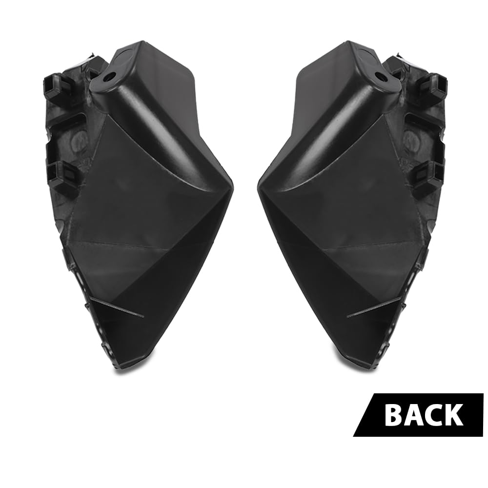 G-PLUS Front Bumper Fender Bracket Left & Right Side Compatible with Tesla Model S 2012-2021 109549500A, 109549600A, 1095495-00-A, 1095496-00-A Black