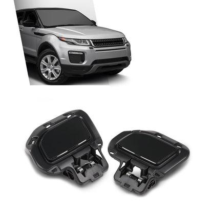 G-PLUS HeadLight Washer Cover Powerwash Cap 1 Pair LH+RH Compatible with Range Rover Evoque 2012-2017