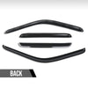G-PLUS in-Channel Auto Vent Window Visor 4pcs Compatible with Ford F250 F350 F450 F550 Super Duty Supercrew 1999-2016, Not Fit Supercab Or Extended Cab in-Channel Rain Guards Smoke