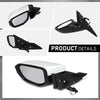 G-PLUS Power Mirror w/ 3-Pin Left Driver Side Compatible with Honda Civic DX 2016-2020/Fit Honda Civic LX 2015-2021 Manual Folding 76208TBAA03ZA-PFM 76208TBAC03ZA-PFM White