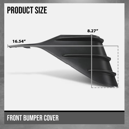 G-PLUS Front Left Side Bumper Blanking Cover Compatible with Hyundai Elantra Blue Hybrid, Limited, Limited Hybrid, SE 1.6L L4 - Electric/Gas, 2.0L L4 - Gas 2025 86563AACD0, 86563AACC0 Black