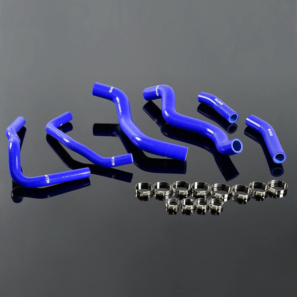 G-PLUS Silicone Radiator Hoses Coolant Clamps Kit Compatible With Honda CB1300SF CB 1300 SF Super Four 2003-2009 Blue
