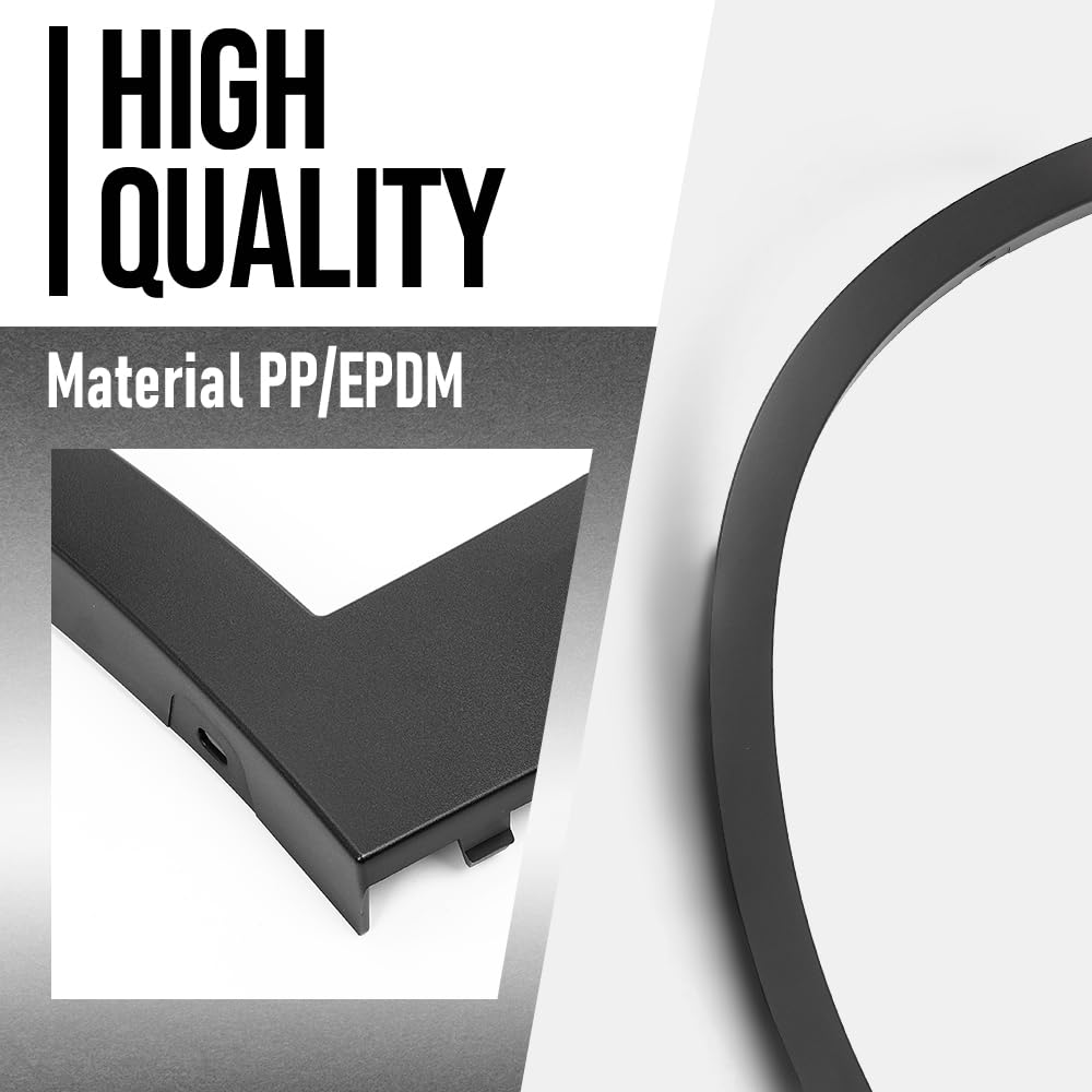 G-PLUS Front Left Fender Flare Opening Molding Trim Compatible with BMW X1 sDrive28i 2017-2022, Fit BMW X1 xDrive28i 2016-2022 51777332337, BM1290114 Black