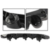 G-PLUS Front Bumper Supports Brackets Retainers Pair Compatible with 2016-2018 Nissan Sentra 622253YU0A 622253YU1A 622243YU0A 622243YU1A NI1032112 NI1033112