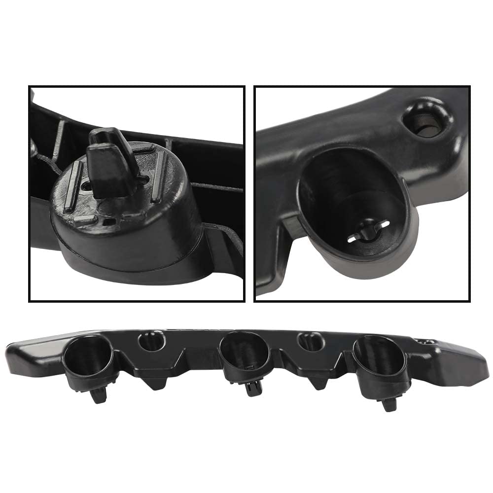 G-PLUS Front Bumper Supports Brackets Retainers Pair Compatible with 2016-2018 Nissan Sentra 622253YU0A 622253YU1A 622243YU0A 622243YU1A NI1032112 NI1033112