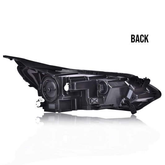 G-PLUS Passenger Side RH Headlamp Clear Lens LED DRL Headlight Assembly, Compatible with Chevy Equinox 2018 2019 2020 w/Factory Halogen Headlight 84428283 Bumper Headlamps,faros delanteros