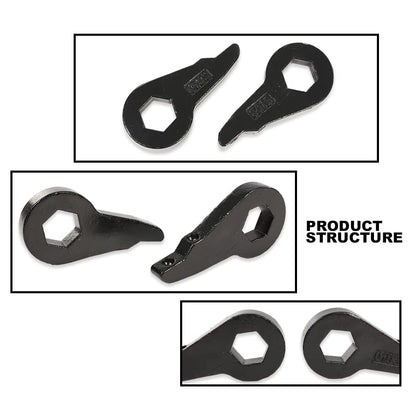 G-PLUS 1.5-2" Lift Kit Compatible with 1999-2006 4WD Chevy Silverado/GMC Sierra 1500 2007-2007 4WD Chevy Silverado/GMC Sierra 1500 Classic 28330 1.5-2" Leveling Suspension kit