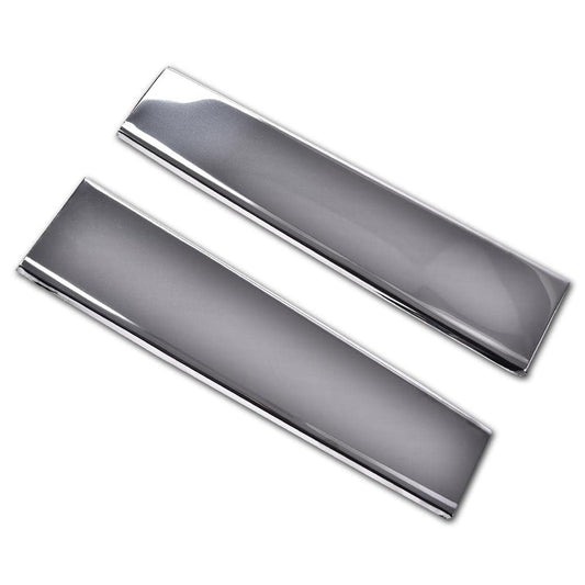 G-PLUS Fender Molding Trim Compatible with 81-88 Oldsmobile Cutlass Supreme/Salon,Front Lower Fender Molding Chrome Housing Pair 25530752 25530753