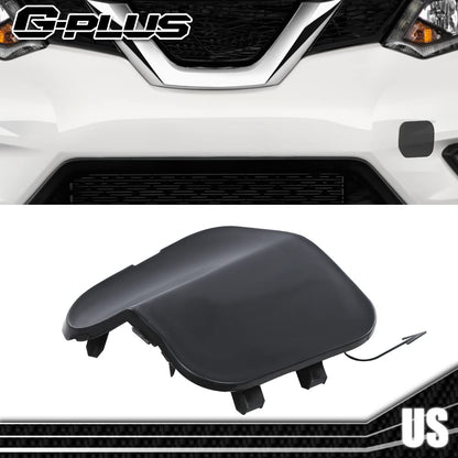 G-PLUS Front Bumper Tow Hook Cap Cover Compatible with 2014-2016 Nissan Rogue 622A0-4BA0A