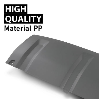 G-PLUS Front Bumper Lower Trim Lip Compatible with Discovery Sport L550 2.0L 2015-2019 (w/o Dynamic Package) Gray
