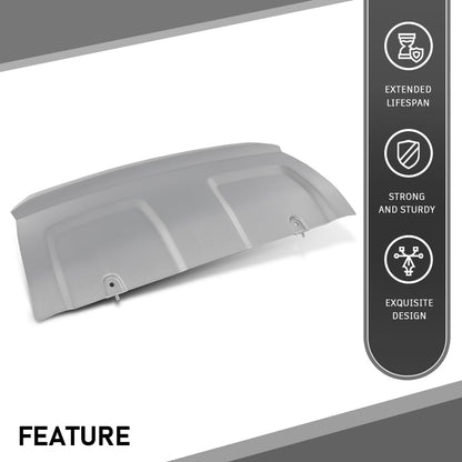G-PLUS Front Bumper Tow Hook Eye Cover Lower Valance Panel Compatible with Range Rover Evoque 2012-2015 Silver
