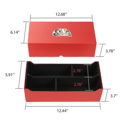 G-PLUS Red Coin Slabs Storage Box Intercept Shield Fit for 50 Certified Coins Holders