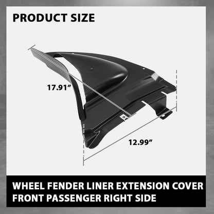 G-PLUS Front Right Fender Liner Inner Assembly, Compatible with BMW 740i 740Li 750i 750Li 2007-2012, Passenger Side, 51757185006