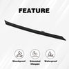 G-PLUS Left Front Bumper Grille Insert Upper Trim Molding Compatible with Toyota Rav4 2019 2020 2021 2022 531240R040, TO1212112