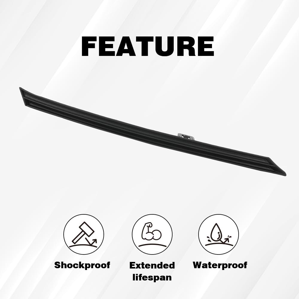 G-PLUS Left Front Bumper Grille Insert Upper Trim Molding Compatible with Toyota Rav4 2019 2020 2021 2022 531240R040, TO1212112