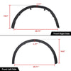 G-PLUS Fender Trim Set Front Wheel Opening Molding Compatible with Toyota CHR 2018-2022 Front Driver and Passenger Side 75601F4010 75602F4010 TO1291115 TO1290115