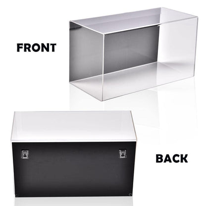 G-PLUS Boxing Glove Display Case Acrylic Wall Mount Horizontal Show Case Baseball Mitt UV-Protected Display Case Full Size(Not Suitable for Vertical Hanging)