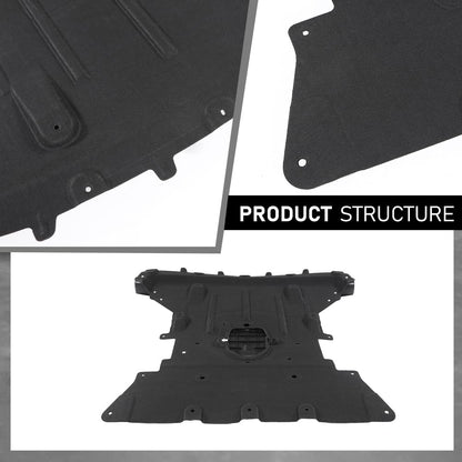 G-PLUS Front Engine Splash Shields, Compatible with Jeep Grand Cherokee 2022-2024/ Cherokee L 2021-2024, 68377818AF, CH1228178