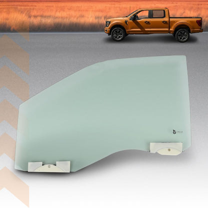 G-PLUS Front Driver Left Side Door Glass Tempered Window Compatible with Ford F150 / F250 / F350 / F450 2015-2024 FL3Z1521411A, DD12394GTYN Direct Fit OE Standard Clear