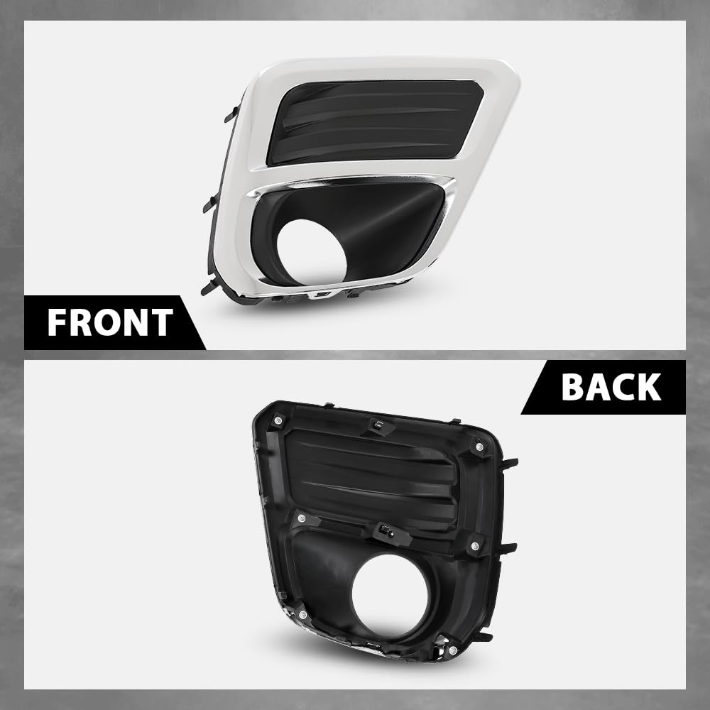 G-PLUS Front Bumper Fog Light Trim Cover Bezel Right Compatible with Subaru Forester 2019-2021 57731SJ060
