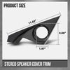 G-PLUS Speaker Cover Trim Compatible with Honda Civic 10th Sedan 2016 2017 2018 2019 2020 2021 Carbon Fiber Black