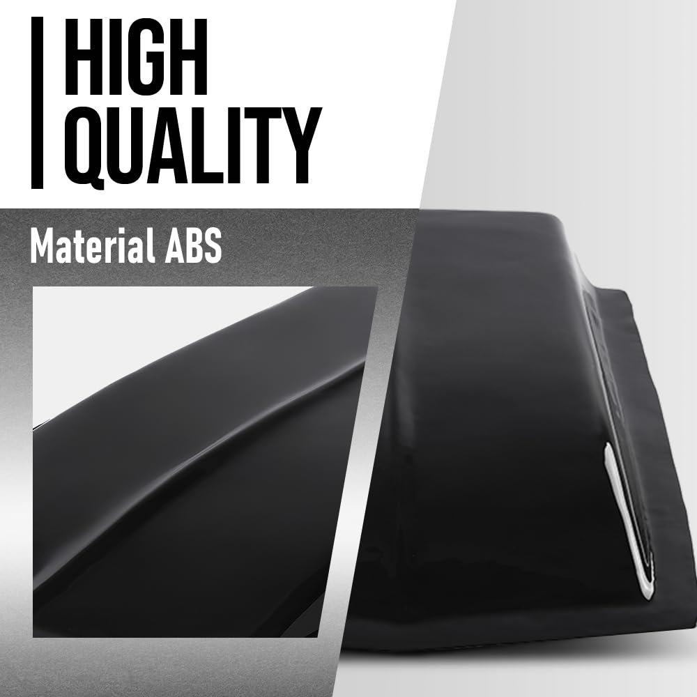 G-PLUS Cowl Induction Hood Scoop - 38" L x 4 ½" H x 27" W- Black ABS