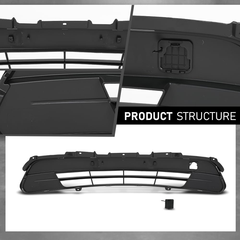 G-PLUS Front Bumper Lower Grille Grill, Compatible with Kia Optima L LX EX 2016 2017 2018, 86560C5000