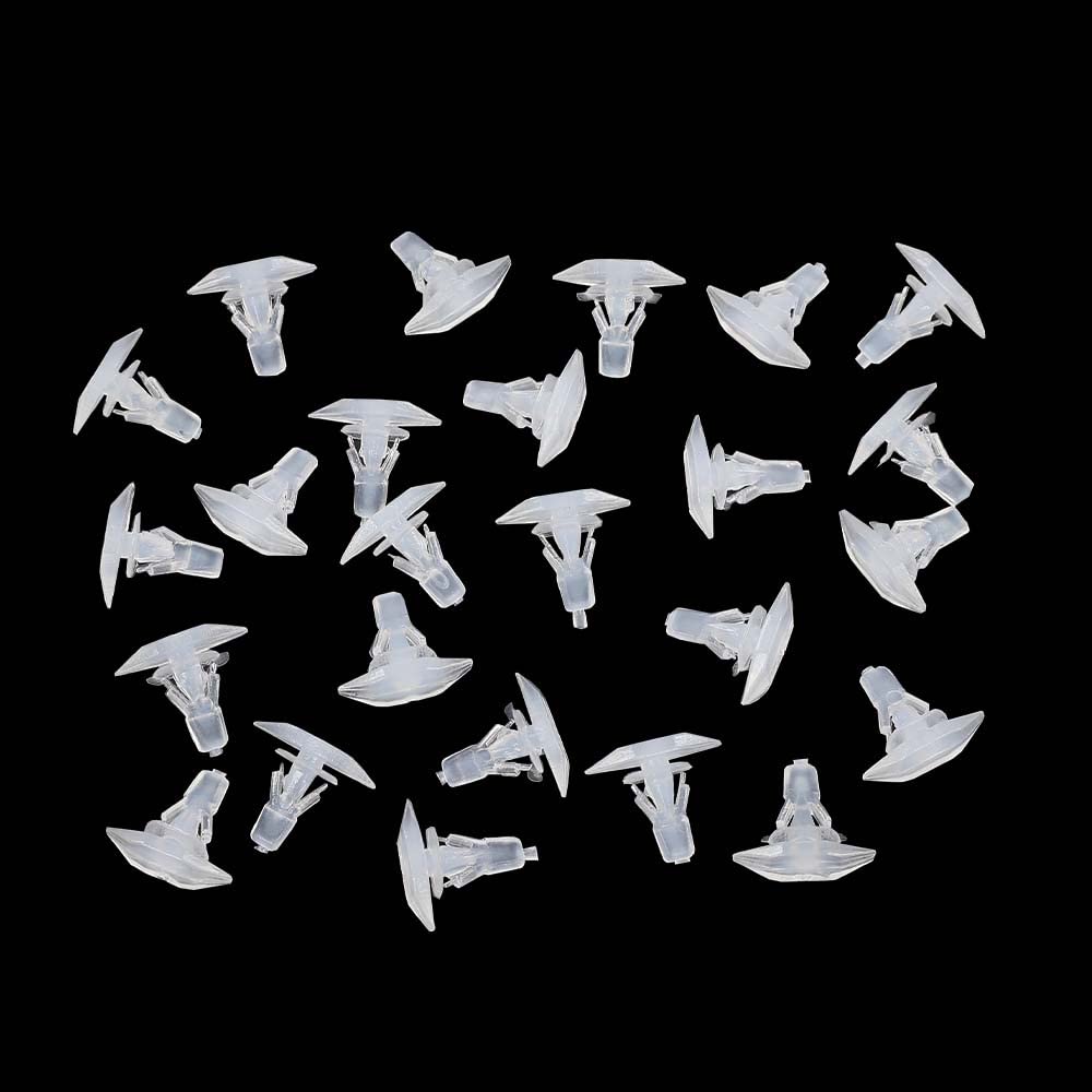 G-PLUS Door Weatherstrip Clips Nylon 3/16" Hole, 25pcs Window Weather Strip Clips 21077575