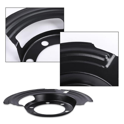 G-PLUS Front LH & RH Brake Dust Shield Compatible with Jeep Cherokee XJ 1984-2001, Fit Jeep Wrangler 1987-2006, Fit Jeep Grand Cherokee 1993-1998 Brake Backing Plate Dust Shield 52005476, 52005477