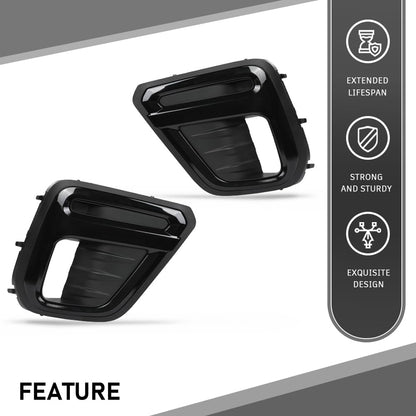 G-PLUS Front Fog Light Cover Bezel Trims, Compatible with Subaru Forester 2019, LH Driver & RH Passenger Side 2PCS, 57731SJ140, 57731SJ150