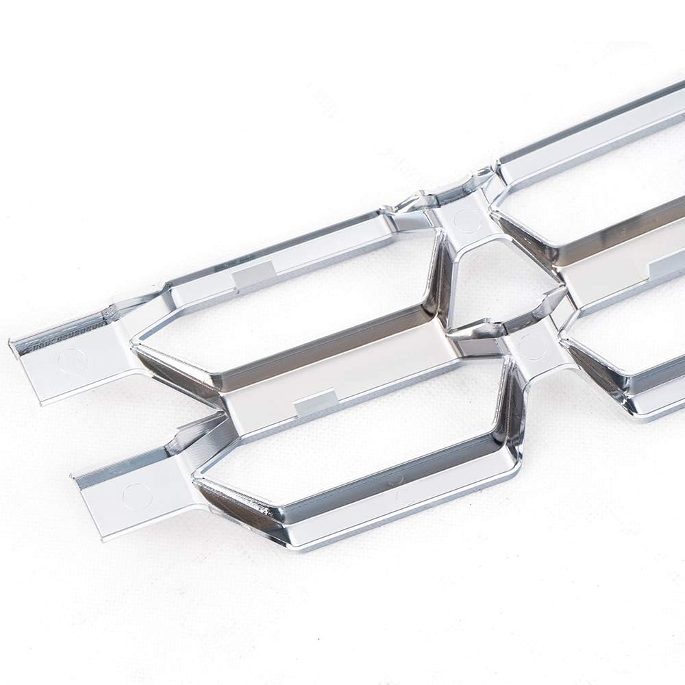 G-PLUS Sliver Grille Insert Snap On Compatible with Chevy Silverado 1500 Chrome Grille Kit 2016-2018