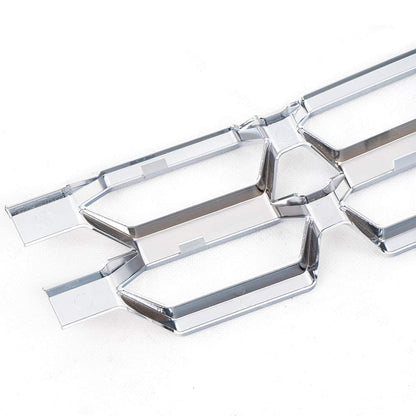 G-PLUS Sliver Grille Insert Snap On Compatible with Chevy Silverado 1500 Chrome Grille Kit 2016-2018