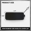 G-PLUS Left Rear Bumper Tow Hook Eye Cover Cap Compatible with Defender L663 90 110 2020-2023