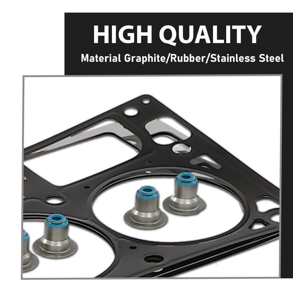 G-PLUS Head Gasket Set Compatible with Chevy Silverado Express Suburban GMC Sierra Yukon 6.0L 6.2L 2007-2019, for Cadillac Escalade 2009, for Hummer H2 2008-2009, HS26192PT-5
