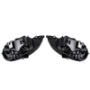 G-PLUS Headlights Assembly Compatible With 05-12 Freightliner Columbia Models Headlights Crystal Chrome Housing,Driver & Passenger 2PC Bumper Headlamps,faros delanteros