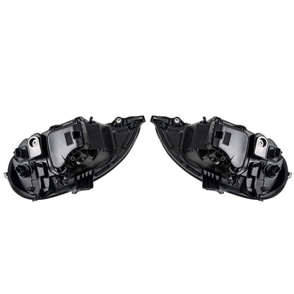 G-PLUS Headlights Assembly Compatible With 05-12 Freightliner Columbia Models Headlights Crystal Chrome Housing,Driver & Passenger 2PC Bumper Headlamps,faros delanteros