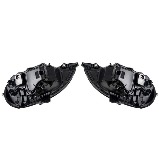 G-PLUS Headlights Assembly Compatible With 05-12 Freightliner Columbia Models Headlights Crystal Chrome Housing,Driver & Passenger 2PC Bumper Headlamps,faros delanteros