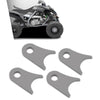 G-PLUS 4-pack Weld On Shock Tab/Shock Mount Tube Mounts Compatible with Tubes 1.5" Fit 1.25"-2" Tube Diameter