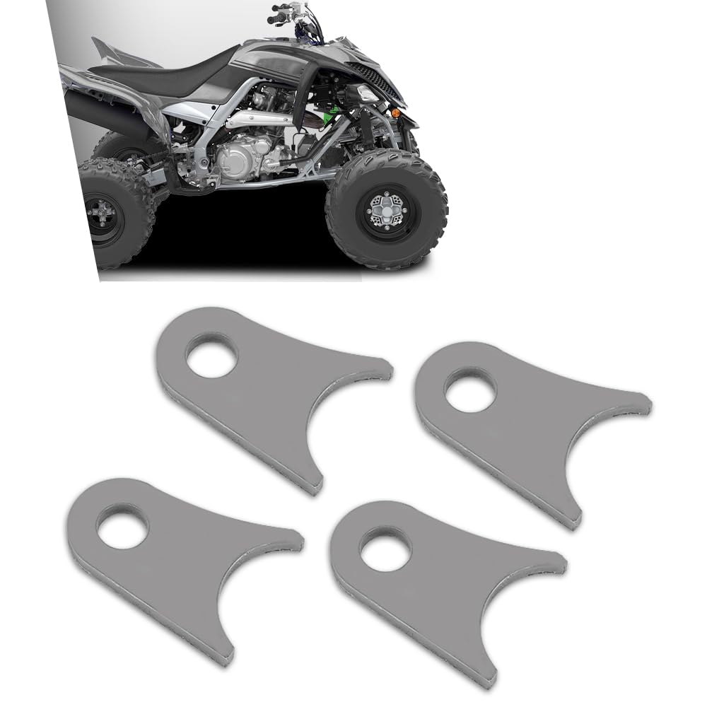 G-PLUS 4-pack Weld On Shock Tab/Shock Mount Tube Mounts Compatible with Tubes 1.5" Fit 1.25"-2" Tube Diameter