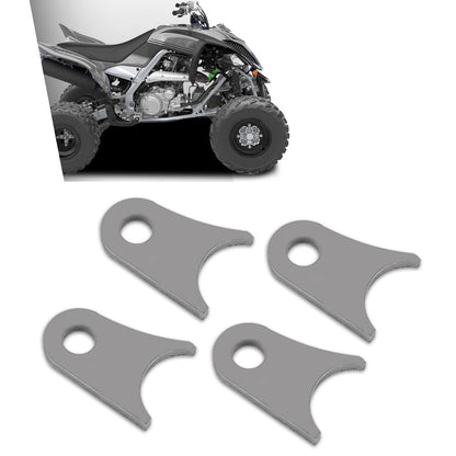 G-PLUS 4-pack Weld On Shock Tab/Shock Mount Tube Mounts Compatible with Tubes 1.5" Fit 1.25"-2" Tube Diameter