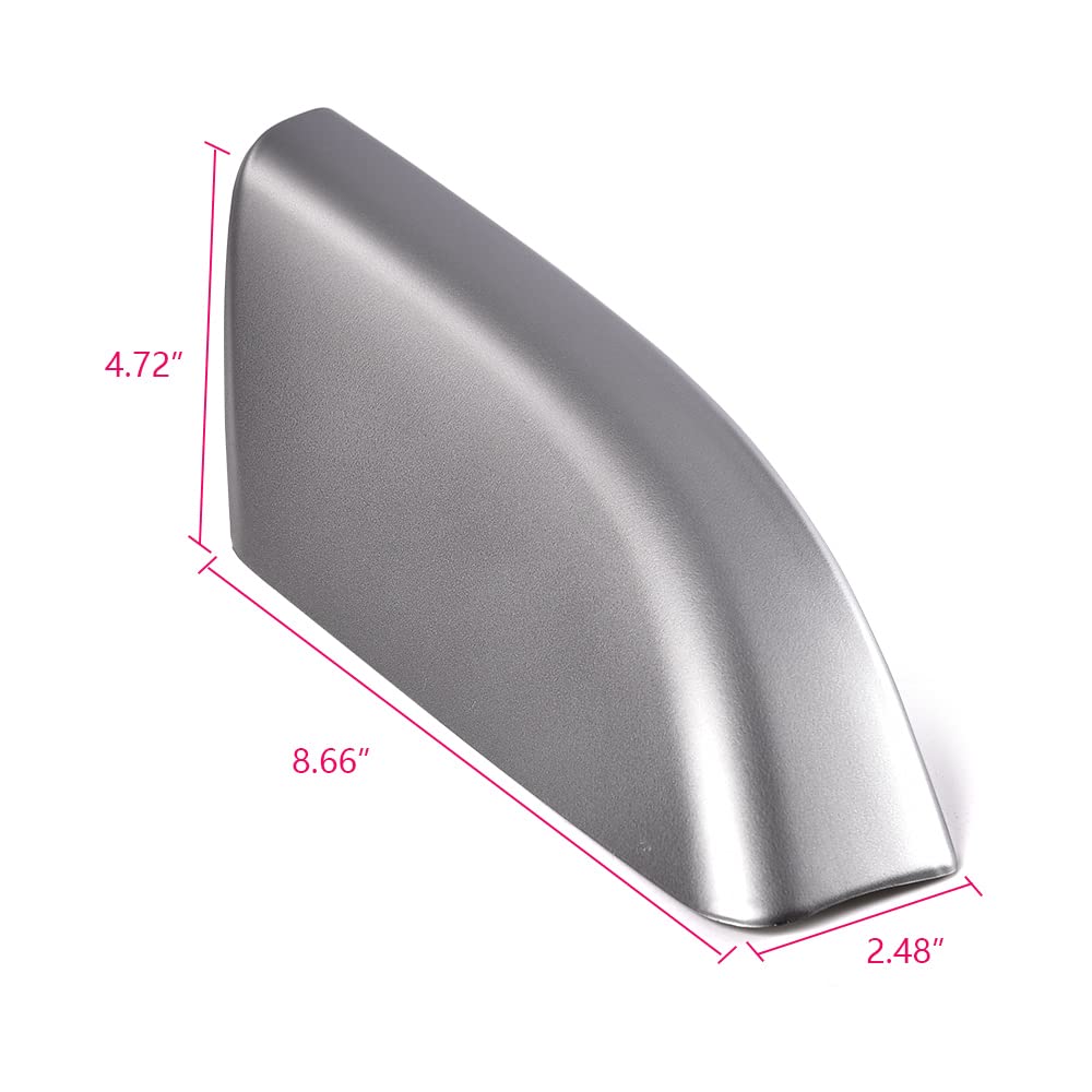 G-PLUS Roof Rack Bar Rail End Cover Shell Cap Compatible with 2003-2009 Toyota 4Runner,Roof Rail Rack 4Pcs (Silver)