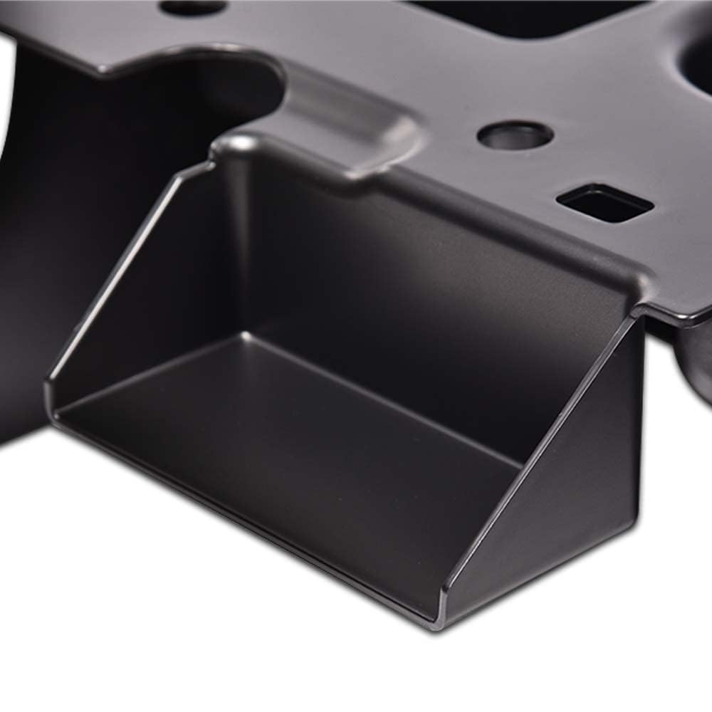 G-PLUS Center Console Cup Holder Compatible with Ford Super Duty Truck F250 F350 F450 F550 1999 2000 2001, Black Cupholder